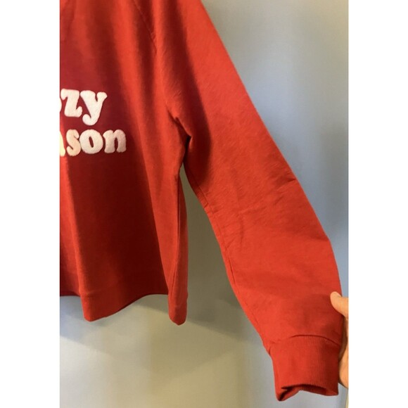 Sonoma Goods for Life Fleece Holiday Sweatshirt Red/White Size XL - Picture 4 of 5